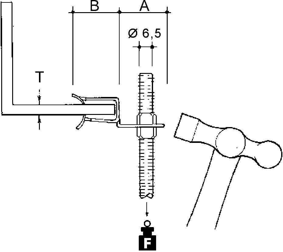 Niedax Stangenbefestigung AHB-153
