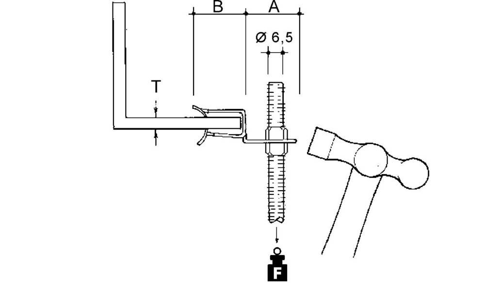 Niedax Stangenbefestigung AHB-153