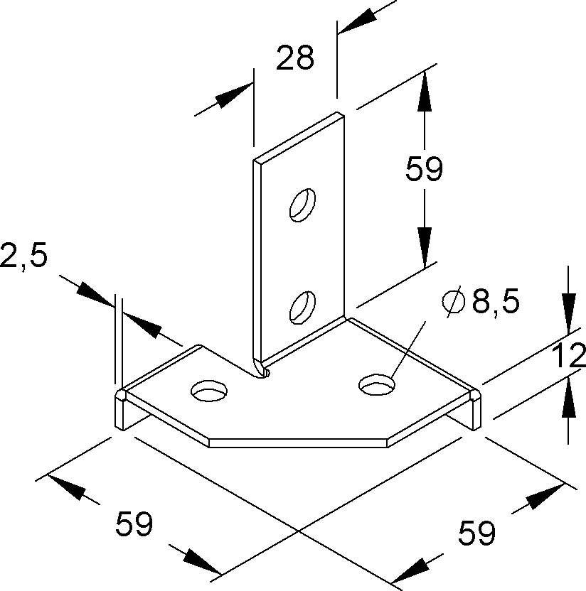 100 Stk. Niedax R-Verbindung RVL 30