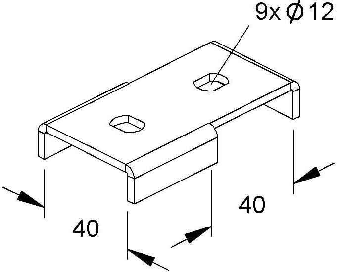 Niedax T-Verbindung TV 40