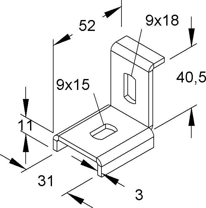 Niedax TW-Verbindung TWV 40/30