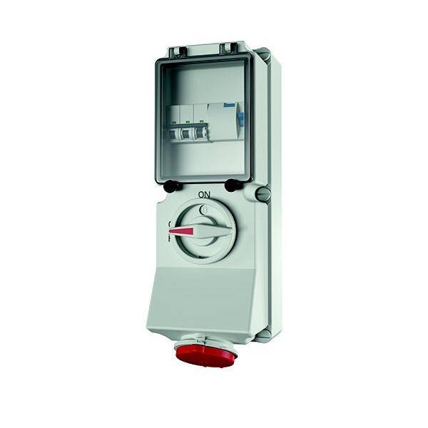 Mennekes Wanddose DUO 7233