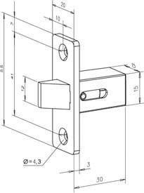 Assa Abloy effeff Einsteck-Fall 802----------00