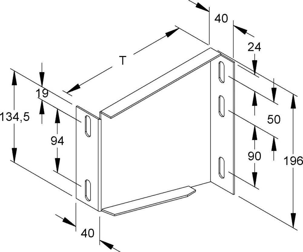 Niedax Konsolenzwischenst. GBKZ 190