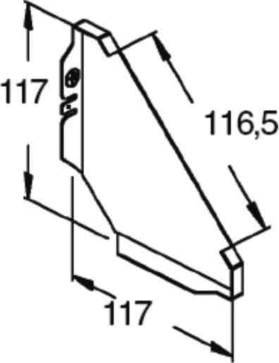 Niedax Endabschlußdeckel PED 120 G