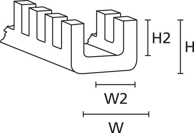 HellermannTyton Kantenschutz G51NC NA (VE25m)