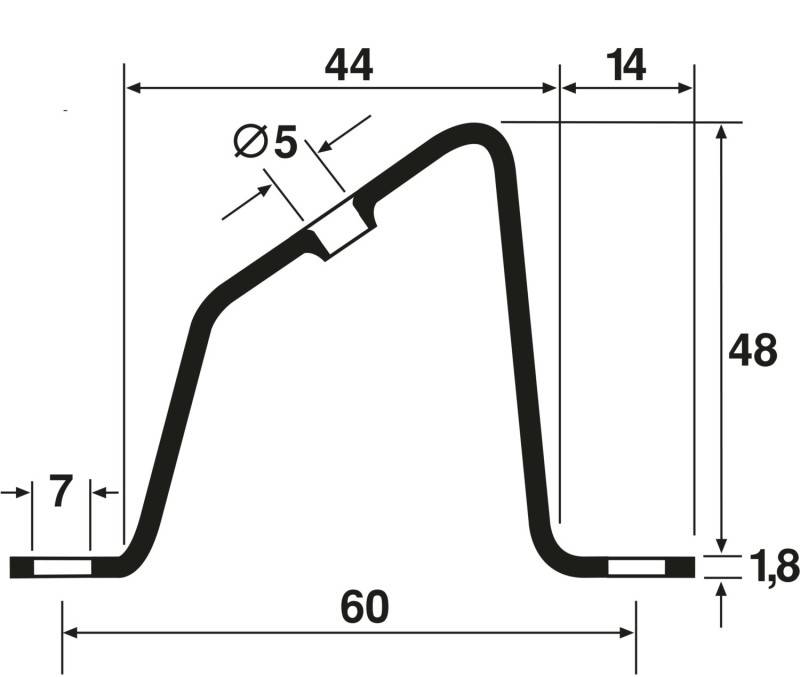 HellermannTyton Dinclicp FM4-ST-ML