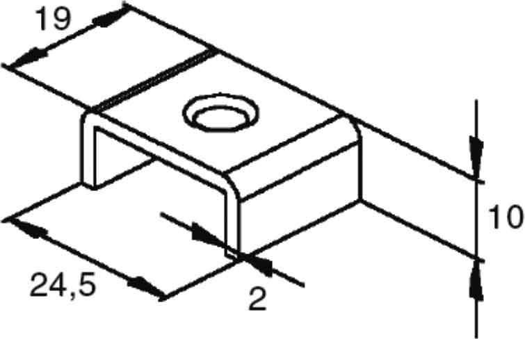 Niedax Gleitmuttern GU 0404