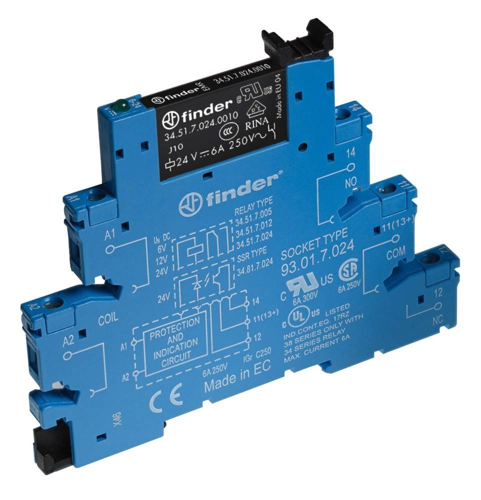 Finder Koppelrelais 6,2mm 38.51.0.240.0060