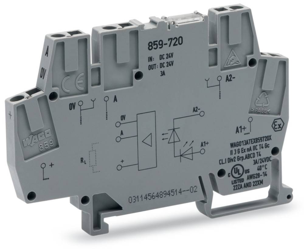 WAGO GmbH & Co. KG Optokoppler-Klemme 859-720