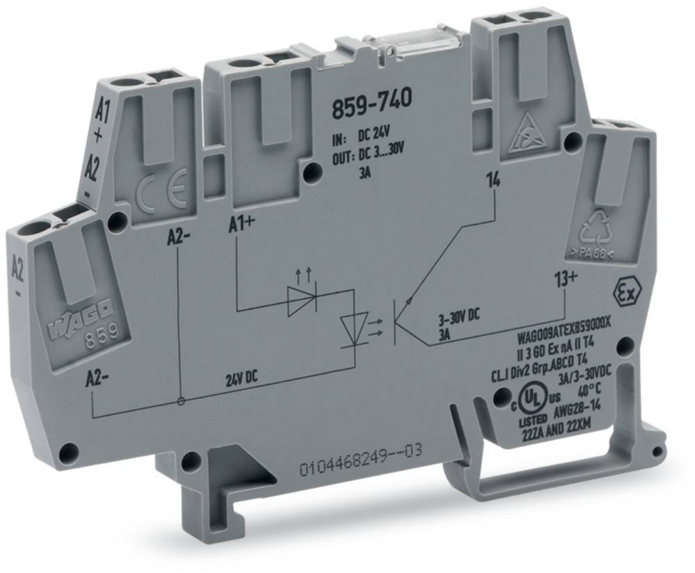 WAGO GmbH & Co. KG Optokoppler-Klemme 859-740
