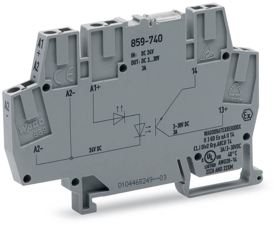 WAGO GmbH & Co. KG Optokoppler-Klemme 859-740