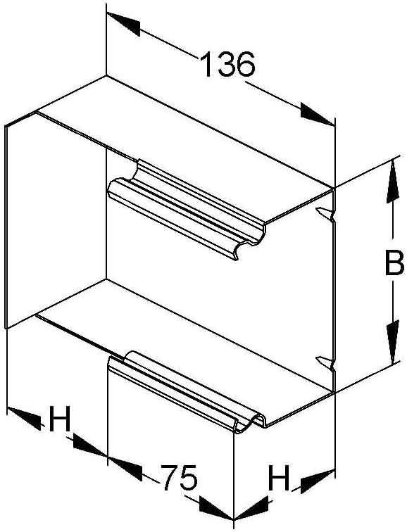 Niedax Inneneckeinsatz LUIE 60.100 W