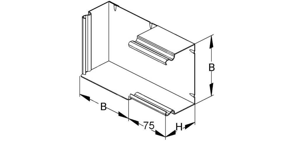 Niedax Vertikaleckeinsatz LUWE 60.100