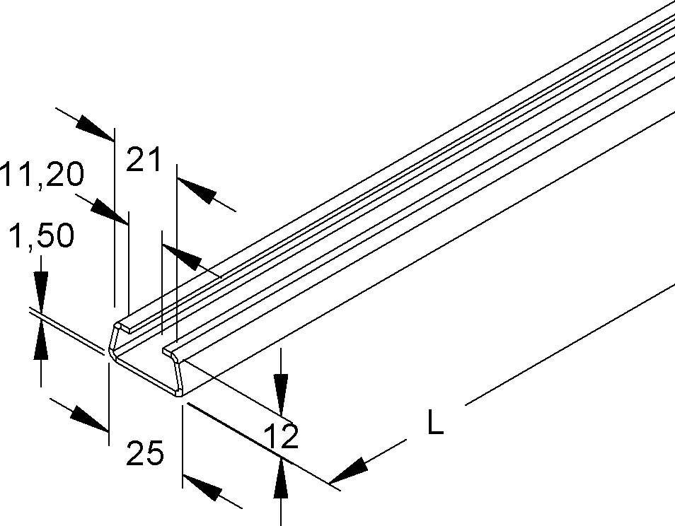 Niedax Ankerschiene 2920/2 FO