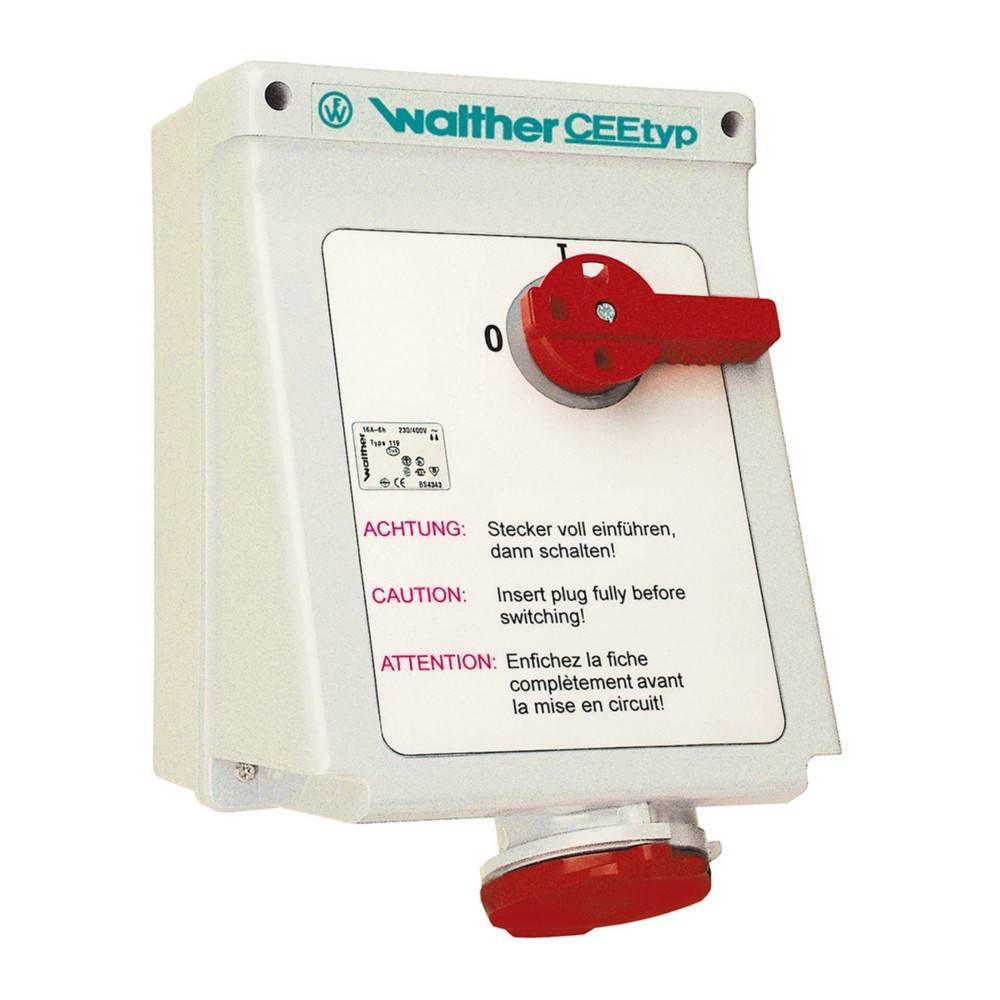 Walther Werke Wandsteckdose 32A AE130304