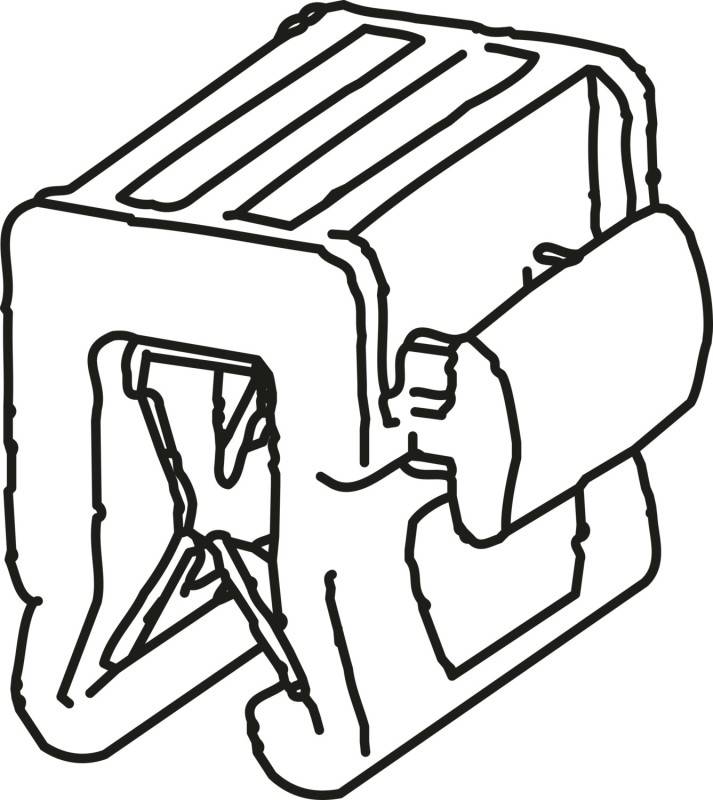 HellermannTyton Befestigungsbinder T50ROSEC21-MC5-BK-D1