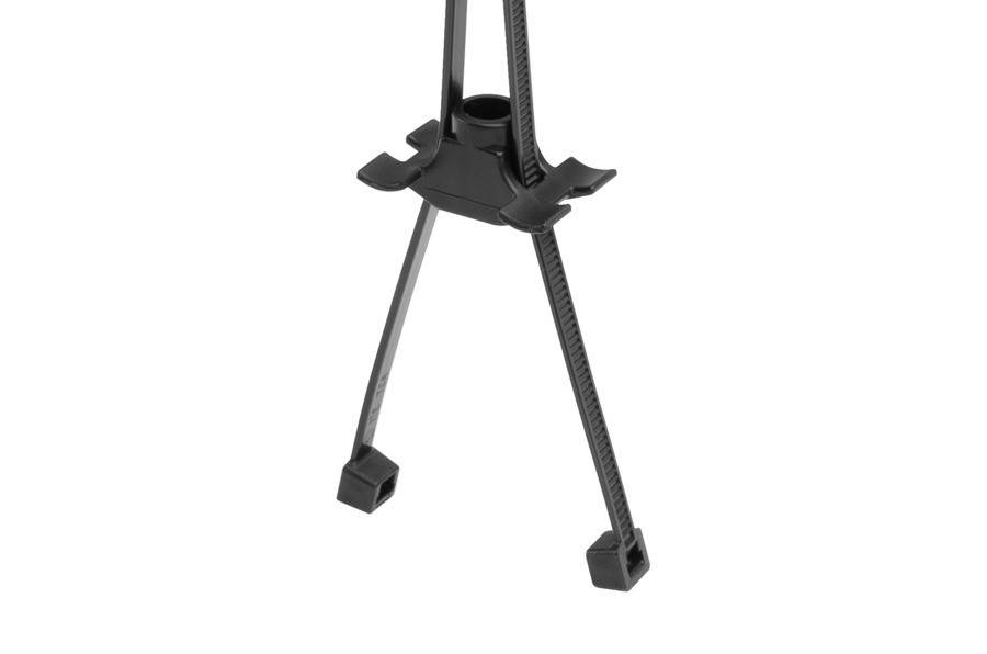 HellermannTyton Befestigungsbinder T50SDSBS5-MC5-BK-D1
