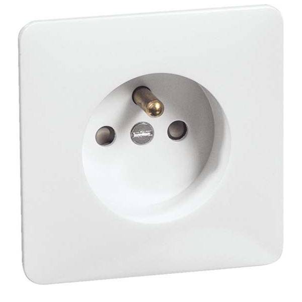 Peha Steckdose ws Erdungsstift B 80.6671 SI W