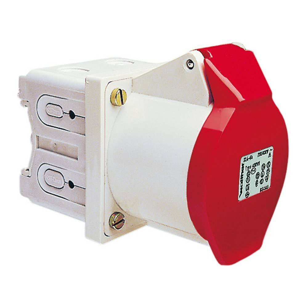 Walther Werke Anbaudose gerade 16A 410504VS