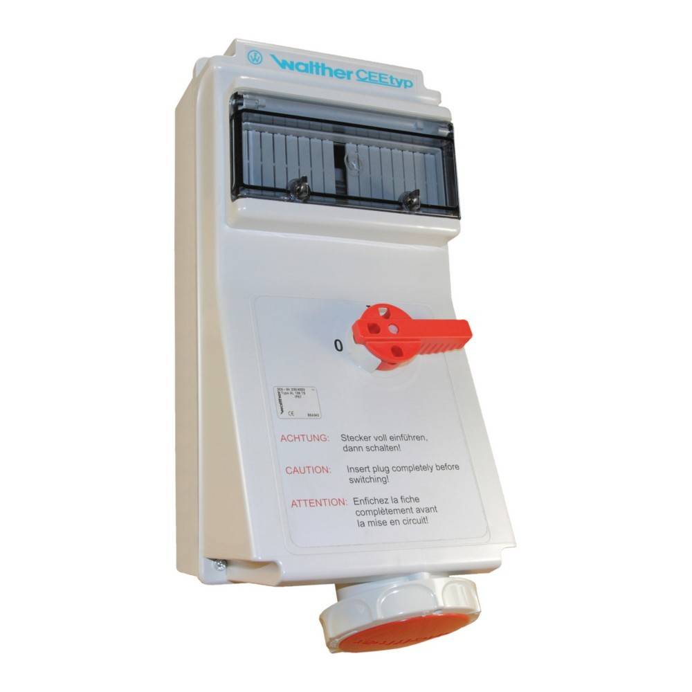 Walther Werke Wandsteckdose wasserdicht AL169309TS