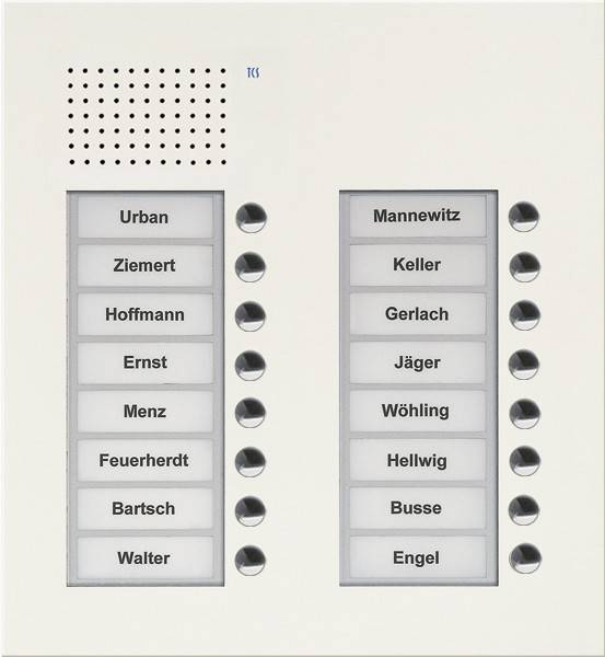 TCS Tür Control Audio Außenstation PUK 16 PUK16/2-WS