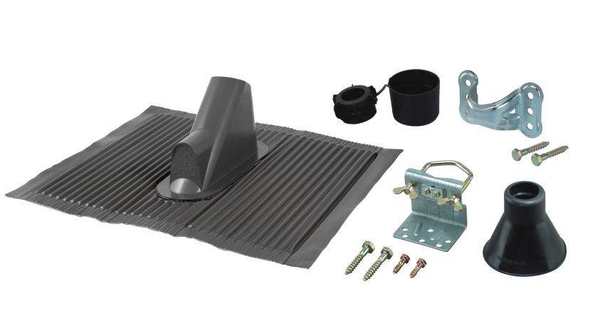 Kathrein Mast-Montage-Set ZTS 48 sw