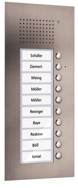 TCS Tür Control Audio Außenstation PUK 10 PUK10/1-ES