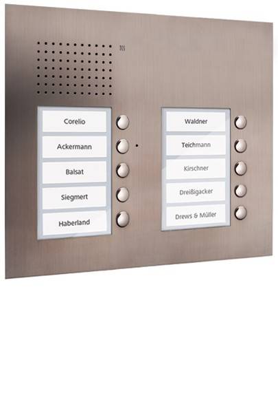 TCS Tür Control Audio Außenstation PUK 10 PUK10/2-ES