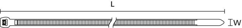 HellermannTyton Kabelbinder PT2A-PEEK-GY-C1