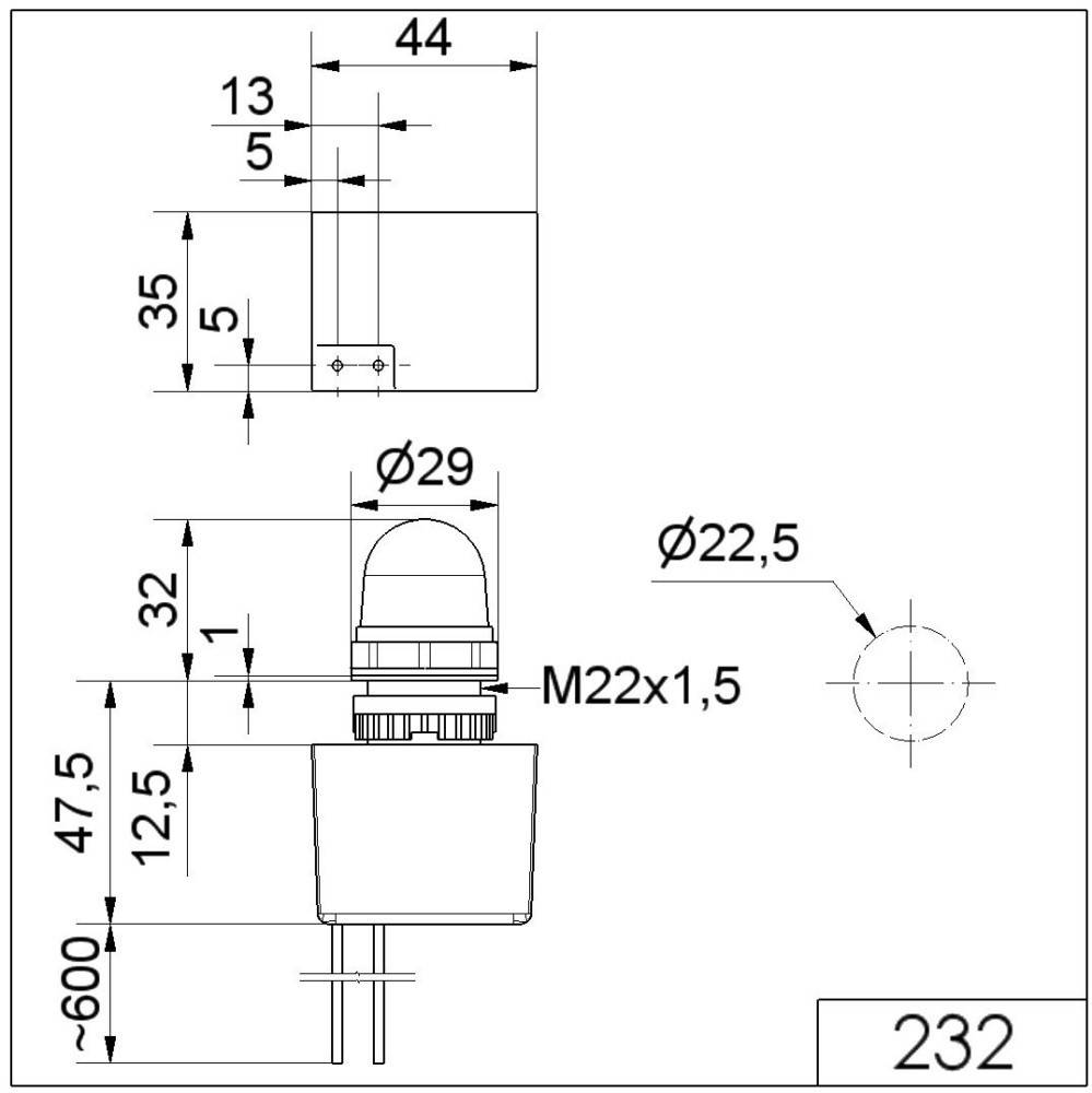 Werma Blitzleuchte 23210055