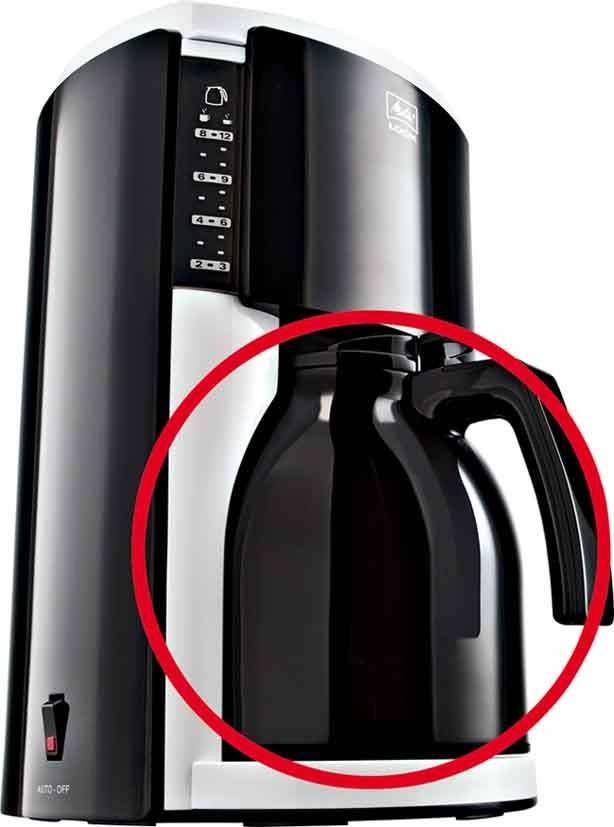 Melitta SDA Thermokanne Typ M 657-0102 sw