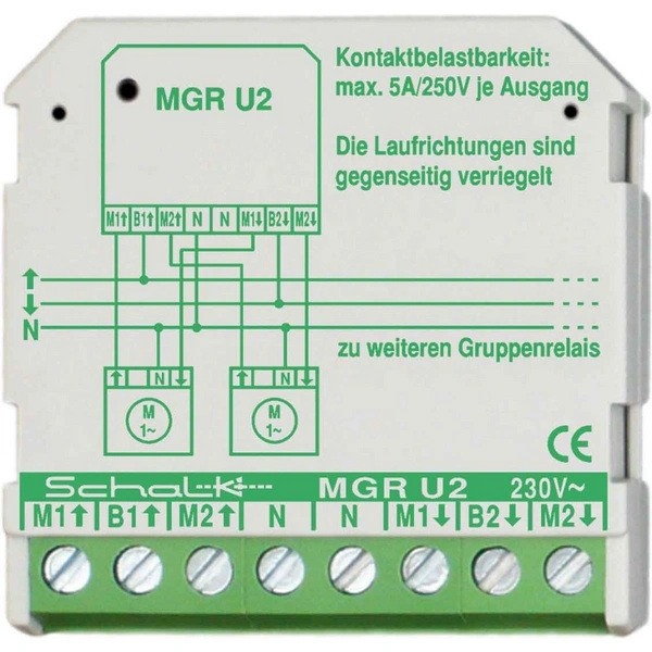 Schalk Motor-Gruppen-Relais MGR U2 Schalk Motor-Gruppen-Relais MGR U2