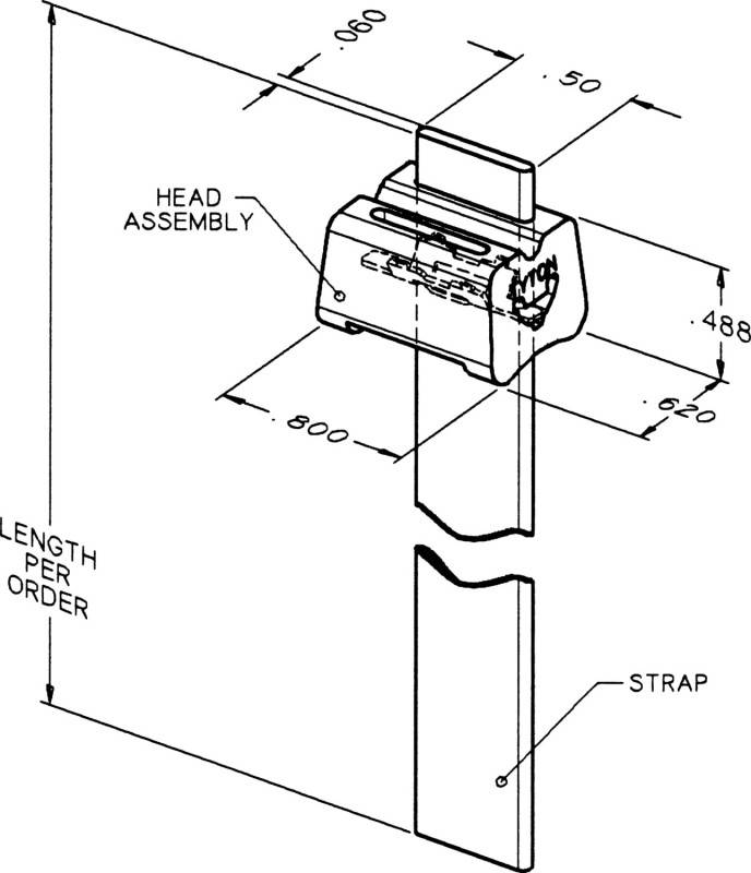 HellermannTyton Abstandshalter ELTYA-PP-BK-L1