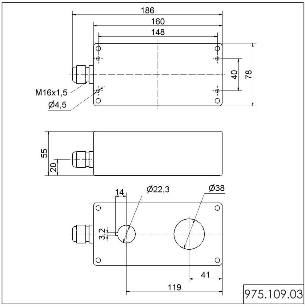 Werma AP-Gehäuse 97510903