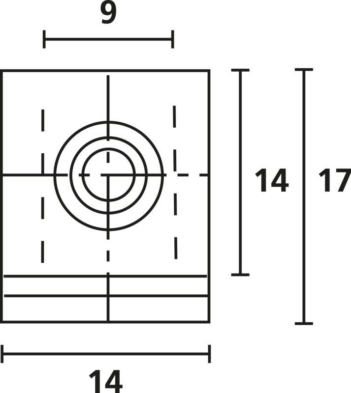 HellermannTyton Schnurschutztülle H 121-PVC-BK D1