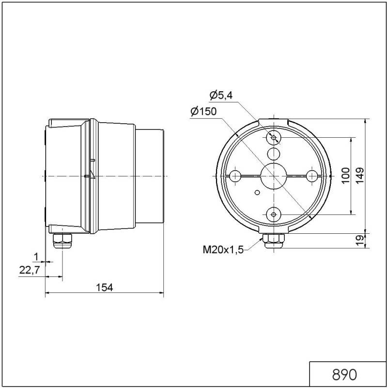 Werma LED Dauerleuchte 89032055