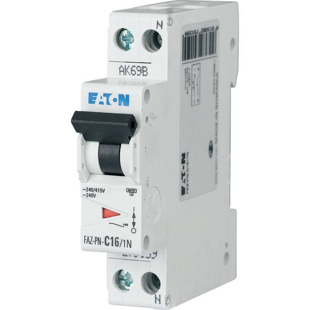 Eaton Leitungsschutzschalter 1p. FAZ-PN-C4/1N