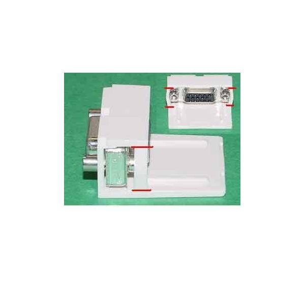 Panduit MINICOM SUB-D15-Buchse CMD15HDCIWY