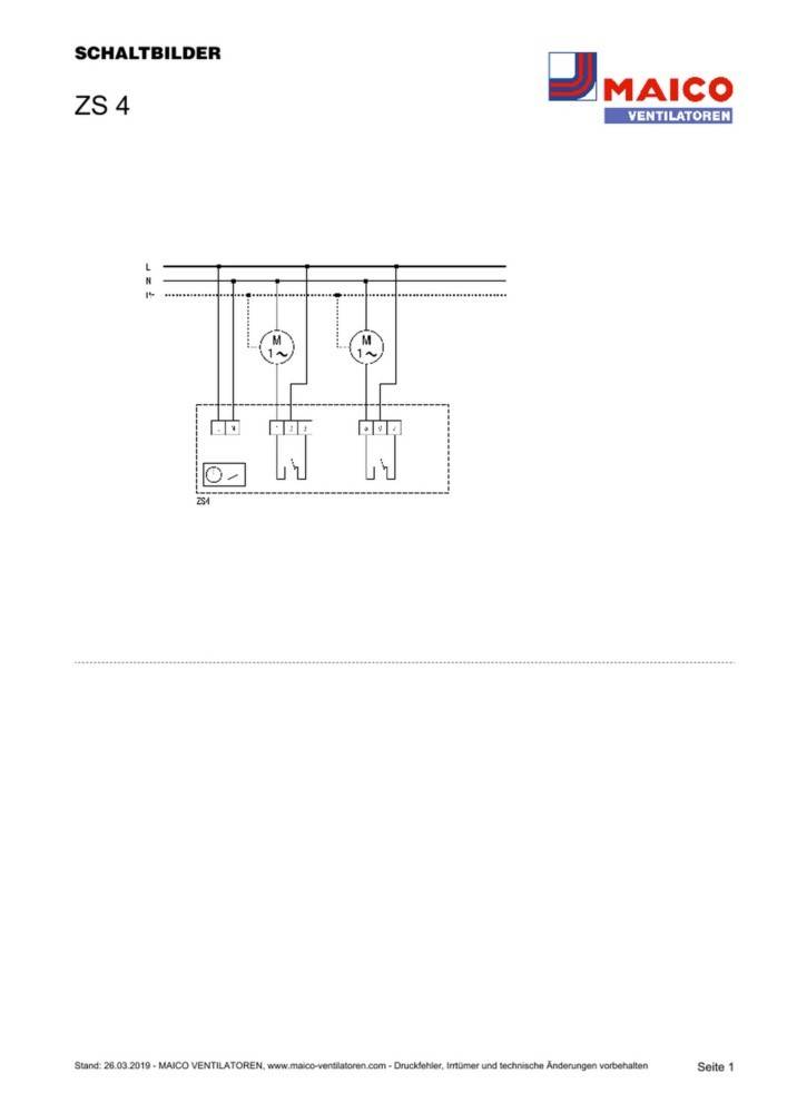 Maico Zeitschaltuhr ZS 4
