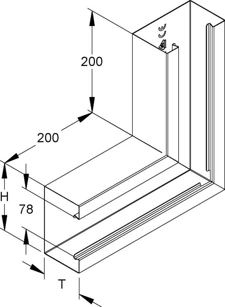 Niedax Flachwinkel GKV 133-78T80 R