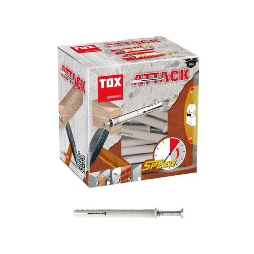 TOX Nageldübel Attack, 6x80 mm, 50 Stück TOX Nageldübel Attack, 6x80 mm, 50 Stück