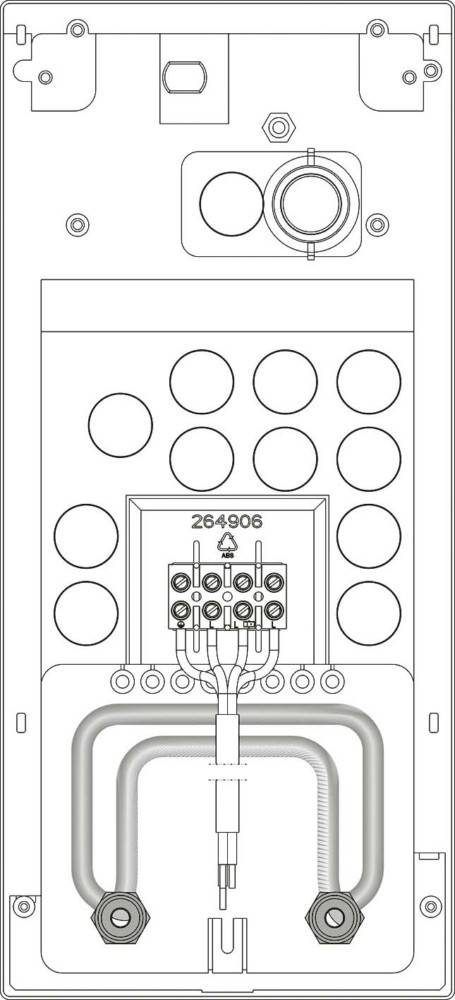 Stiebel Eltron Rohrbausatz Gas mit Rahmen 220510
