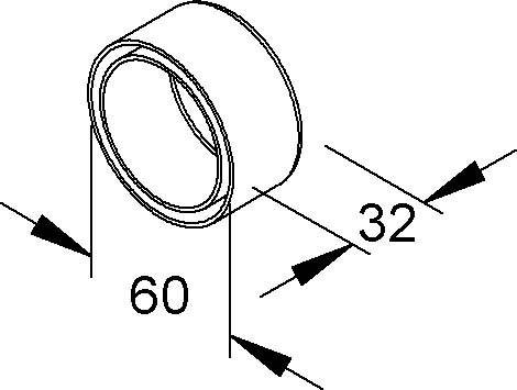 Niedax Schutzring D=60 mm SKMIR 60