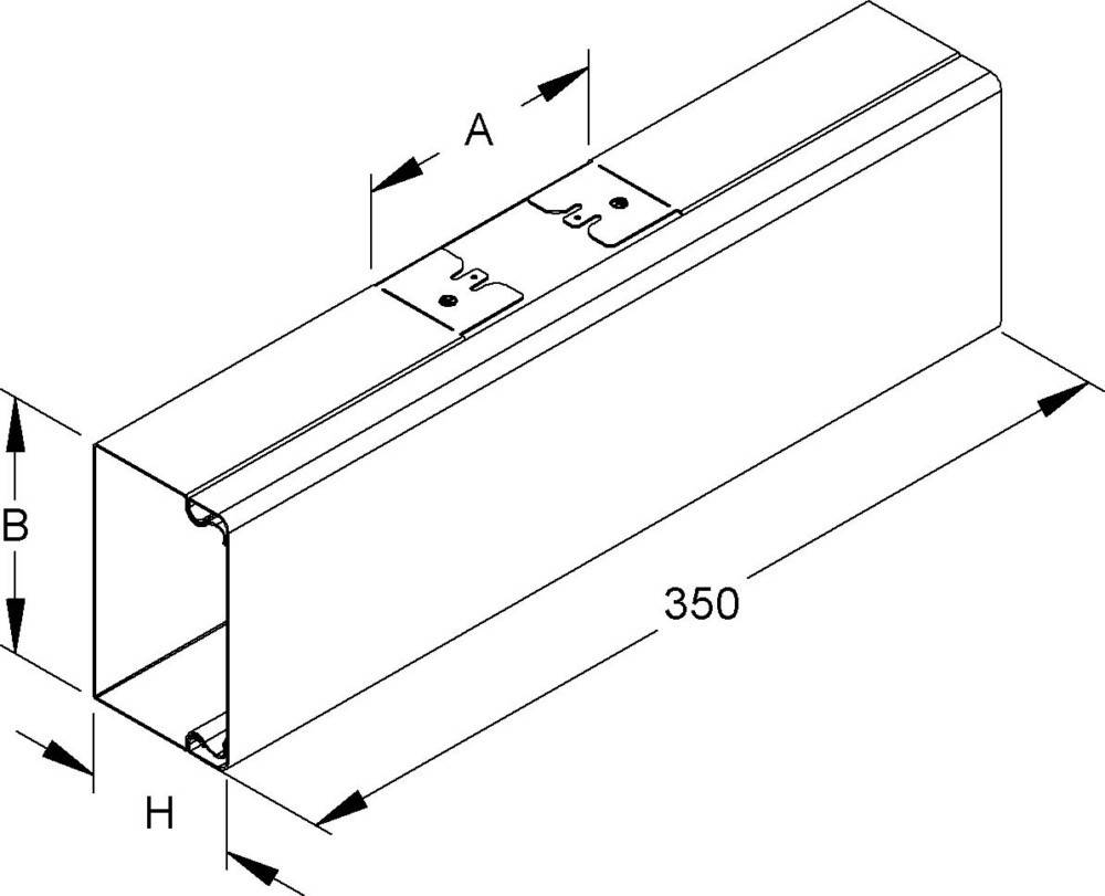 Niedax T-Stück LUT 60.200.100 W