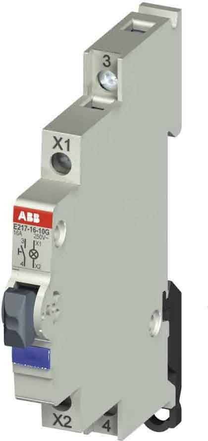 10 Stk. ABB Stotz S&J Leuchttaster E217-16-10G220