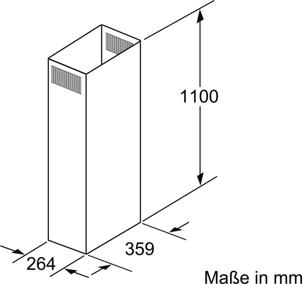 Bosch MDA Kaminverlängerung DHZ1246