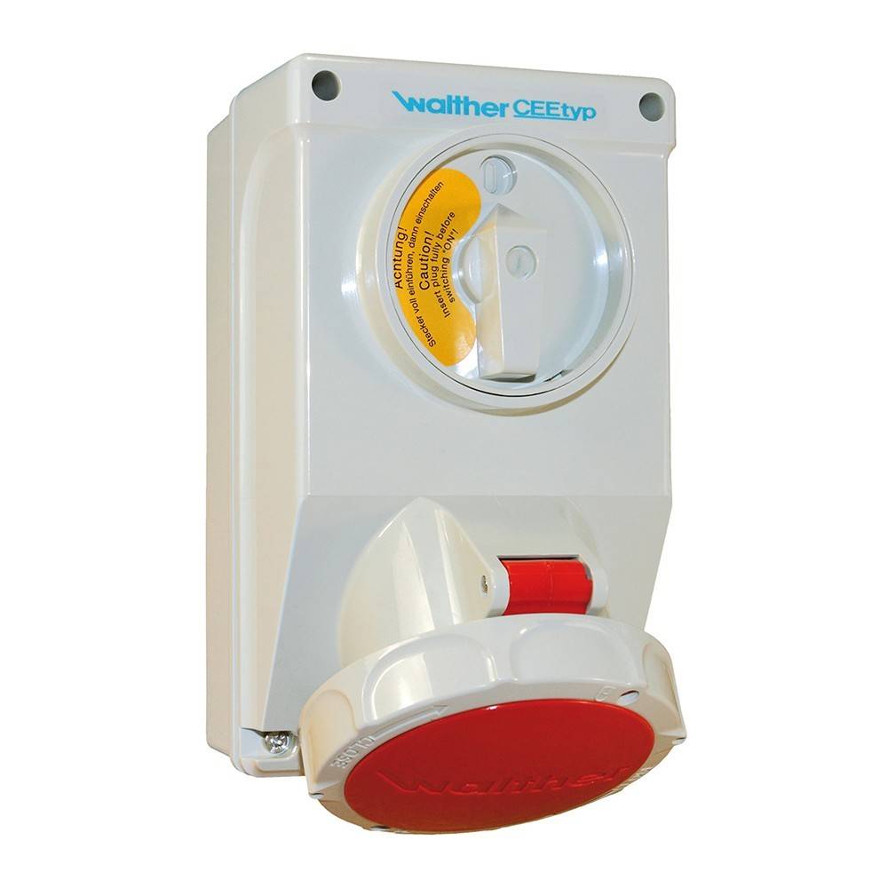 Walther Werke Wandsteckdose 16A AT119304