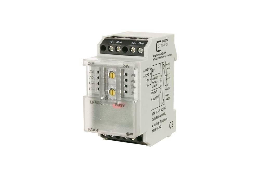 Metz Connect Ausgangsmodul FAA 4, 24V AC/DC