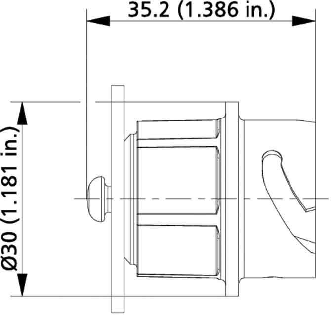 Metz Connect Abdeckung V1 plug, IP67 1401018002KI